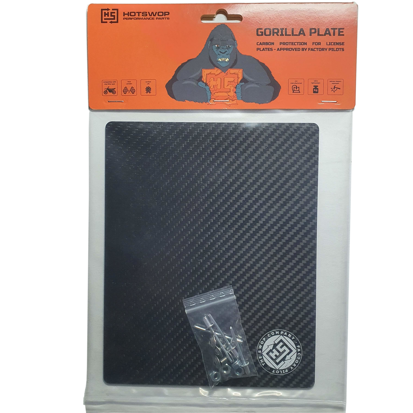 GORILLA PLATE - Carbon license plate holder